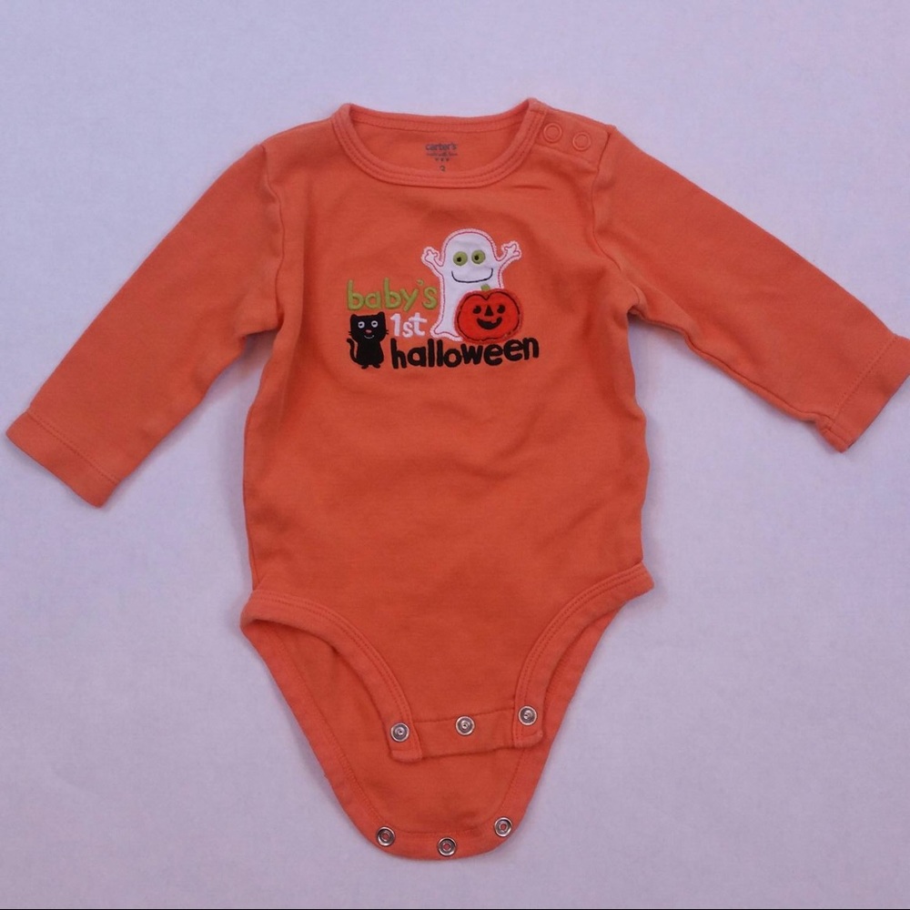 Baby’s first Halloween long sleeve onesie size 3 m